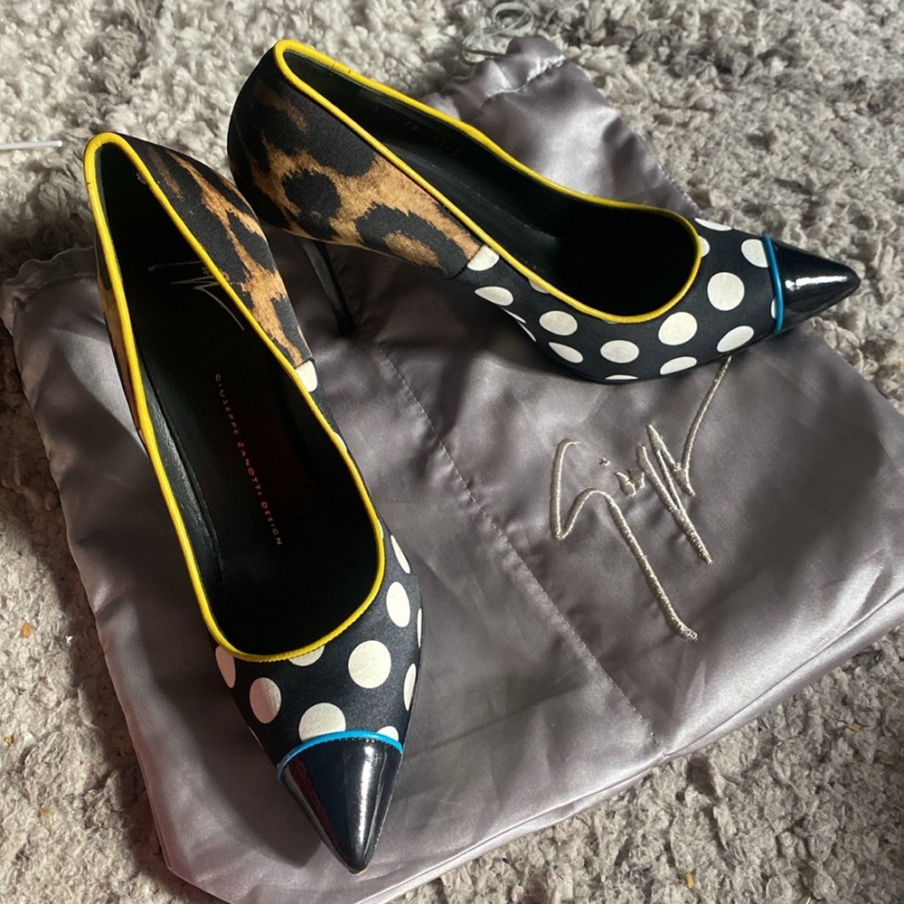 Giuseppe Zanotti Polka Dot Heels